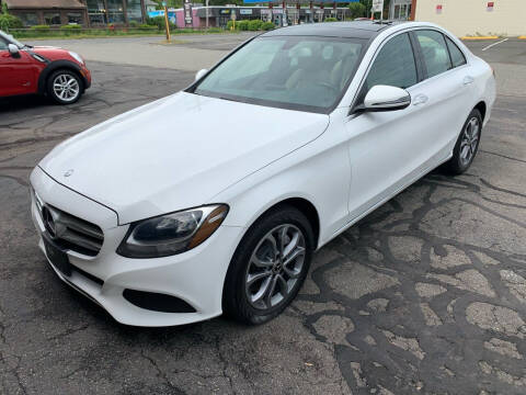 2017 Mercedes-Benz C-Class for sale at James Motors Inc. in East Longmeadow MA