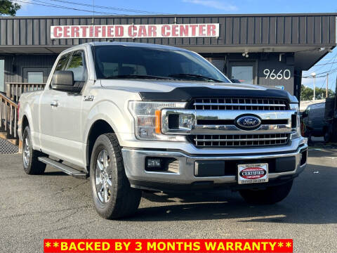 2018 Ford F-150 for sale at CERTIFIED CAR CENTER in Fairfax VA