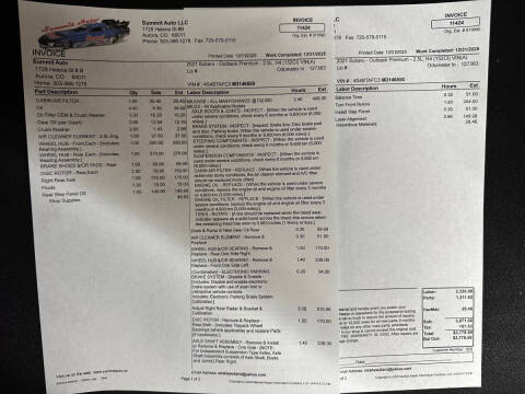 2021 Subaru Outback Premium