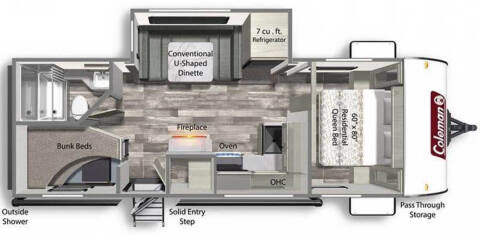 2022 Coleman Light 2455BH