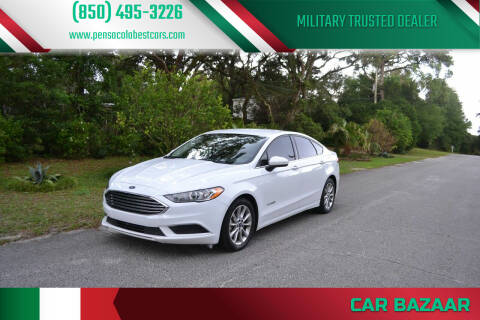 2017 Ford Fusion Hybrid for sale at Car Bazaar in Pensacola FL
