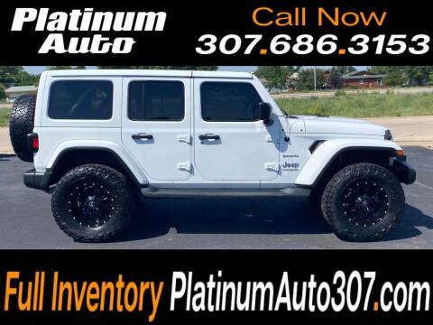 2019 Jeep Wrangler Unlimited for sale at Platinum Auto in Gillette WY