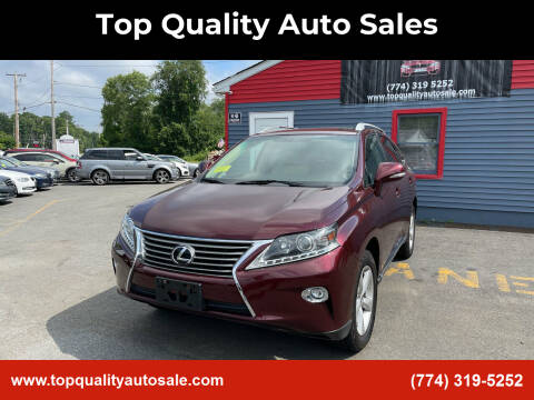 2015 Lexus RX 350 for sale at Top Quality Auto Sales in Westport MA