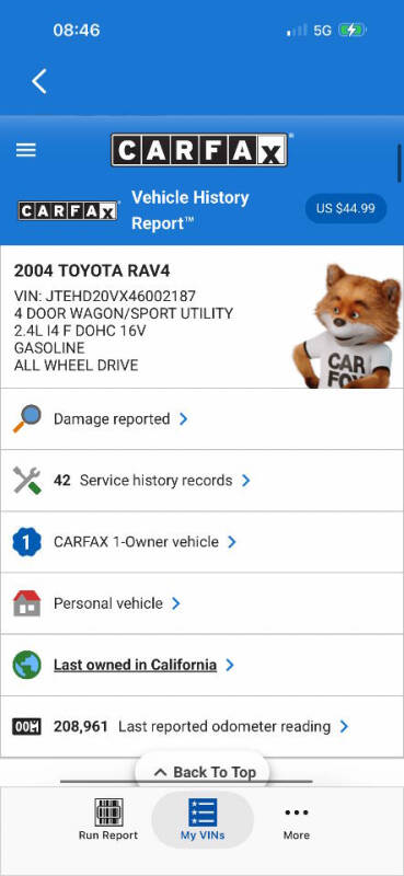 2004 Toyota RAV4