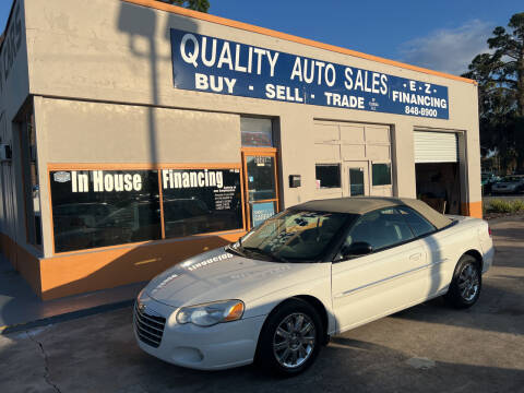 2006 Chrysler Sebring for sale at QUALITY AUTO SALES OF FLORIDA in New Port Richey FL