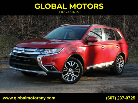 2016 Mitsubishi Outlander for sale at GLOBAL MOTORS in Binghamton NY