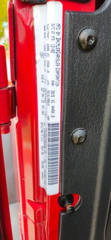 2003 Jeep Wrangler Sport