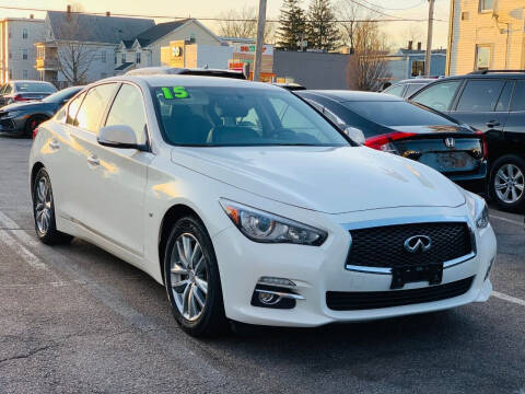2015 Infiniti Q50 for sale at Tonny's Auto Sales Inc. in Brockton MA