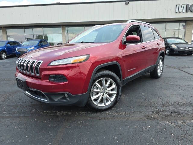 Used 2014 Jeep Cherokee Limited with VIN 1C4PJMDS7EW226569 for sale in Bellefontaine, OH