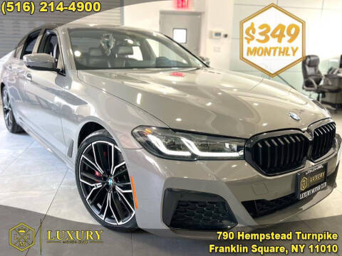 2021 BMW 5 Series for sale at LUXURY MOTOR CLUB in Franklin Square NY