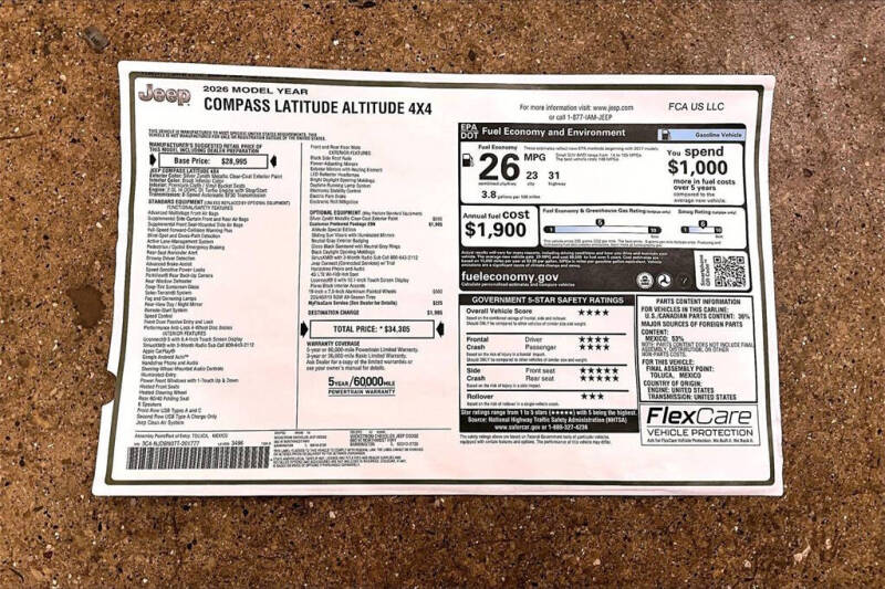 2026 Jeep Compass Latitude