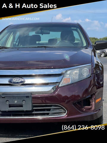 2012 Ford Fusion for sale at A & H Auto Sales in Greenville SC