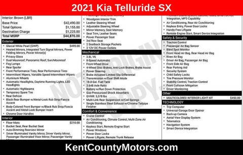 2021 Kia Telluride SX
