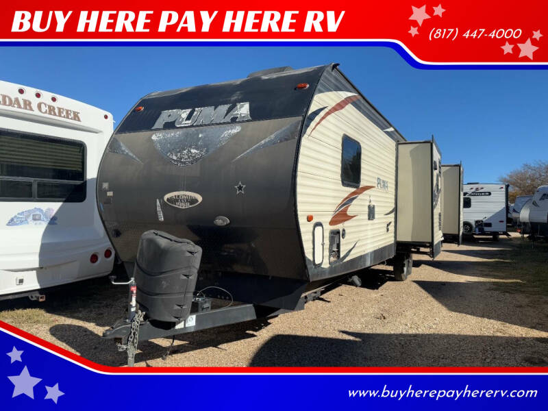 2017 Palomino Puma 32BHKS for sale at BUY HERE PAY HERE RV in Burleson TX