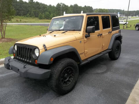 2013 Jeep Wrangler Unlimited for sale at Anderson Wholesale Auto llc in Warrenville SC