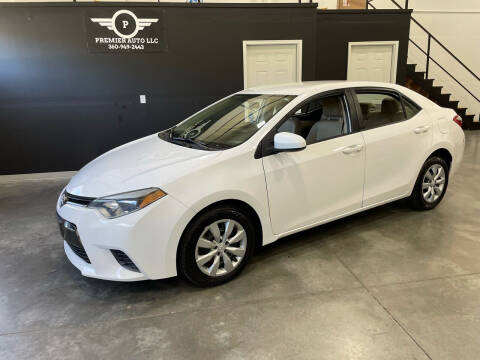 2015 Toyota Corolla for sale at Premier Auto LLC in Vancouver WA