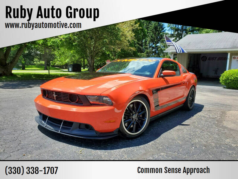 2012 Ford Mustang for sale at Ruby Auto Group in Hudson OH