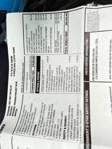 2021 Chevrolet Corvette Stingray