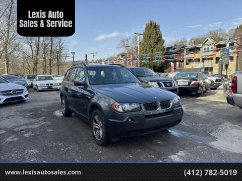 2005 BMW X3 for sale at Lexis Auto Sales & Service in Pittsburgh PA