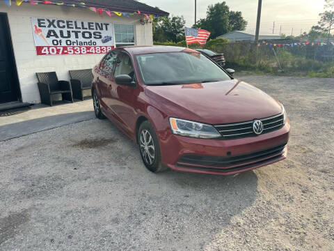 2016 Volkswagen Jetta for sale at Excellent Autos of Orlando in Orlando FL