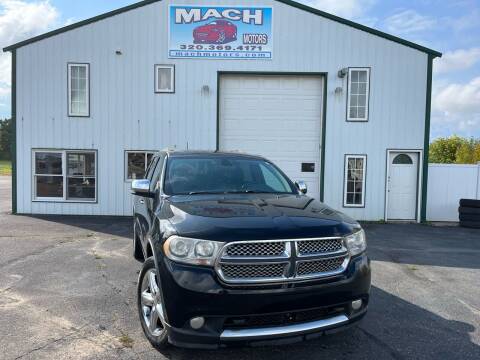 2012 Dodge Durango for sale at MACH MOTORS in Pease MN