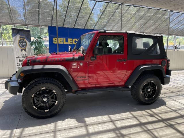 Red 2010 Jeep Wrangler Sport 4x4 Sport 2dr SUV 46