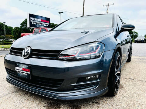 2015 Volkswagen Golf for sale at Premium Motor's LLC in Norfolk VA
