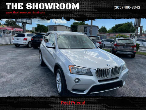 2013 BMW X3 for sale at THE SHOWROOM in Miami FL