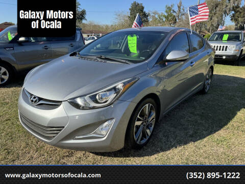 2014 Hyundai Elantra for sale at Galaxy Motors of Ocala in Ocala FL