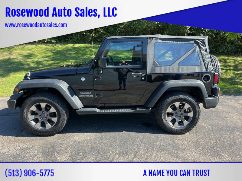 2016 Jeep Wrangler for sale at Rosewood Auto Sales, LLC in Hamilton OH