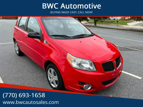 2009 Pontiac G3 for sale at BWC Automotive in Kennesaw GA