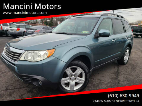2009 Subaru Forester for sale at Mancini Motors in Norristown PA