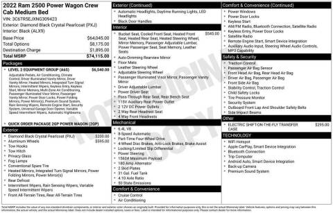 2022 RAM 2500 Power Wagon