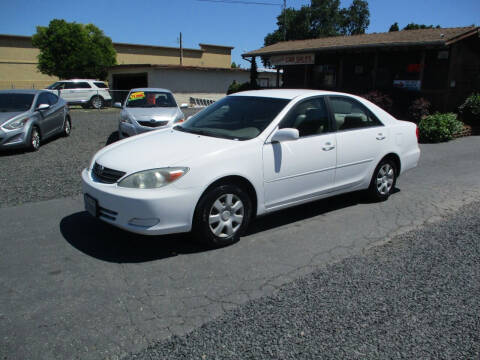 2002 Toyota Camry for sale at Manzanita Car Sales in Gridley CA