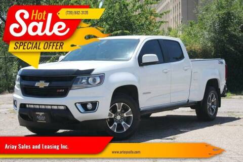 2016 Chevrolet Colorado for sale at Ariay Sales and Leasing Inc. - Pre Owned Storage Lot in Denver CO