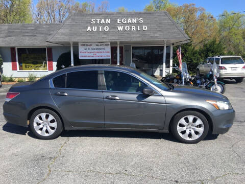 2009 Honda Accord for sale at STAN EGAN'S AUTO WORLD, INC. in Greer SC