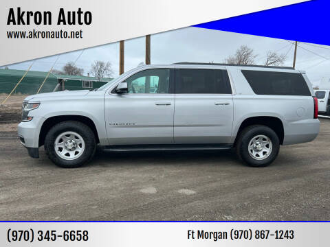 2016 Chevrolet Suburban for sale at Akron Auto - Fort Morgan in Fort Morgan CO