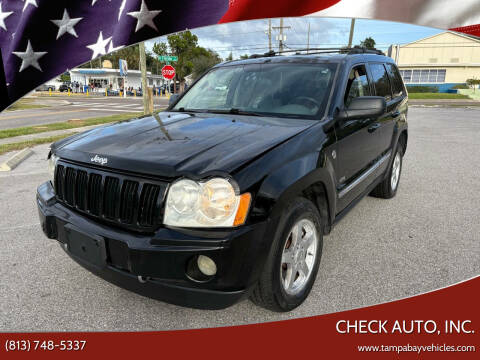 2006 Jeep Grand Cherokee for sale at CHECK AUTO, INC. in Tampa FL