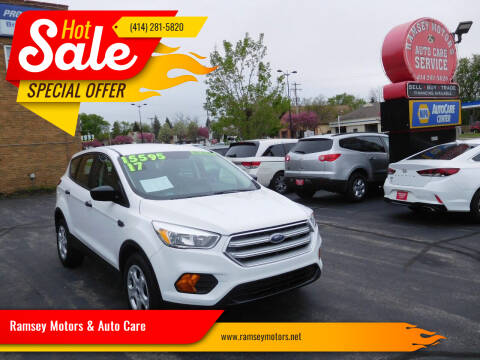 2017 Ford Escape for sale at Ramsey Motors & Auto Care in Milwaukee WI