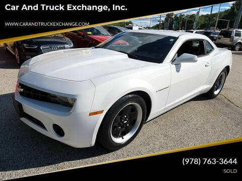 2013 Chevrolet Camaro for sale at Car and Truck Exchange, Inc. in Rowley MA