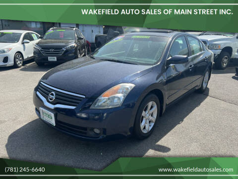 2008 Nissan Altima for sale at Wakefield Auto Sales of Main Street Inc. in Wakefield MA