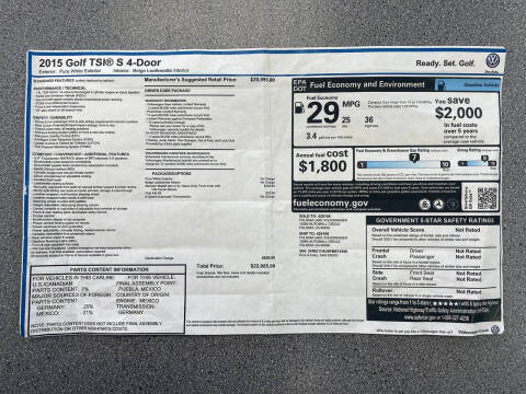 2015 Volkswagen Golf TSI SE