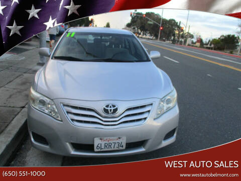 2011 Toyota Camry for sale at West Auto Sales in Belmont CA