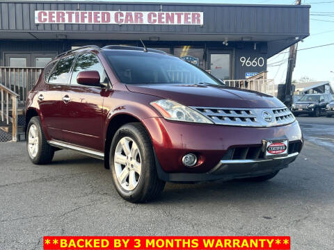2007 Nissan Murano for sale at CERTIFIED CAR CENTER in Fairfax VA