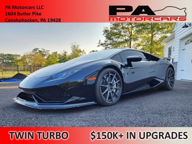2015 Lamborghini Huracan for sale at PA Motorcars in Conshohocken PA