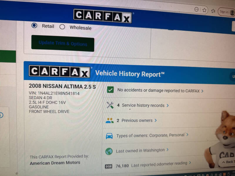 2008 Nissan Altima 2.5 S