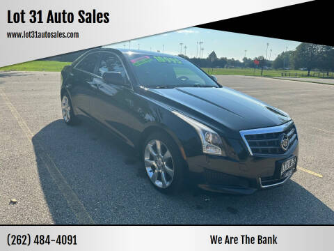 2013 Cadillac ATS for sale at Lot 31 Auto Sales in Kenosha WI