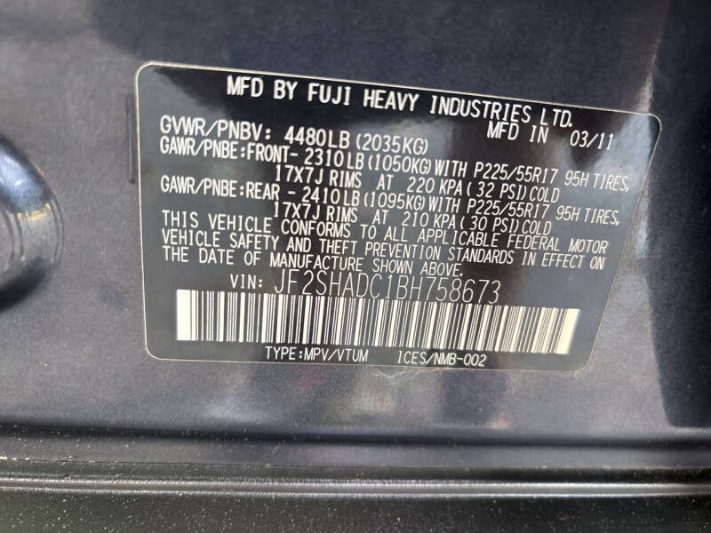 2011 Subaru Forester 2.5X Premium
