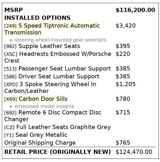 2003 Porsche 911 Turbo