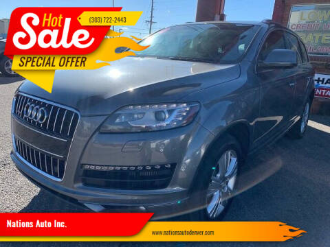 2010 Audi Q7 for sale at Nations Auto Inc. in Denver CO